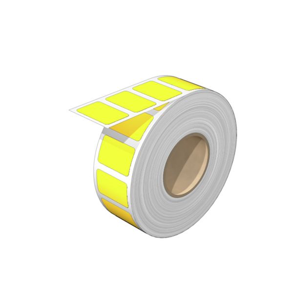 Device marking, halogen-free, Self-adhesive, 27 mm, Polyester, yellow image 2