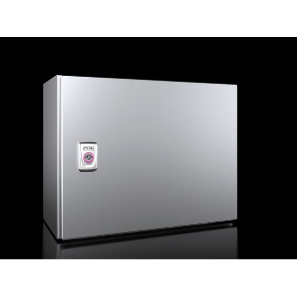 AX Compact enclosure, WHD: 380x300x210 mm, stainless steel 1.4301 image 1