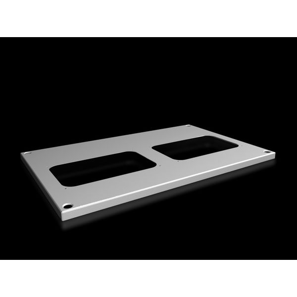 VX Roof plate, WD: 600x400 mm, for cable entry glands image 6