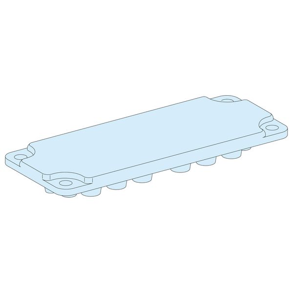 PLASTIC PLAIN GLAND PLATE PRISMA G image 1