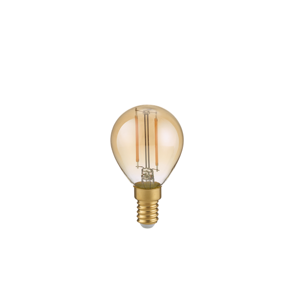 Bulb LED E14 filament classic 2W 225 lm 2700K brown image 1