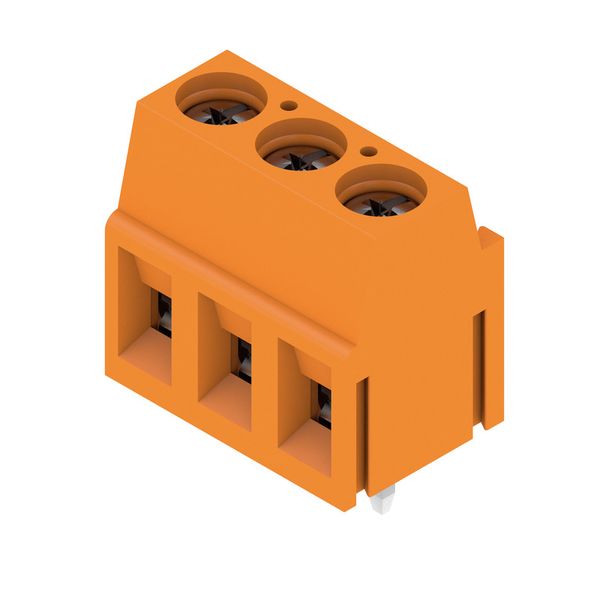 PCB terminal, 5.00 mm, Number of poles: 3, Conductor outlet direction: image 2