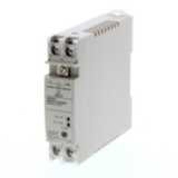 Power supply, plastic case, 22.5 mm wide DIN rail or direct panel moun image 1