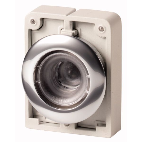 Illuminated pushbutton actuator, RMQ-Titan, Flat, maintained, Metal bezel image 1