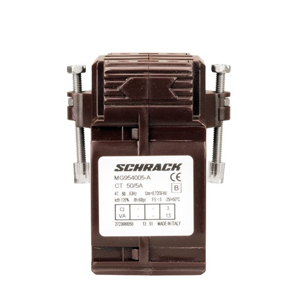 Current transformer 50/5A 30x10, class 3 image 2