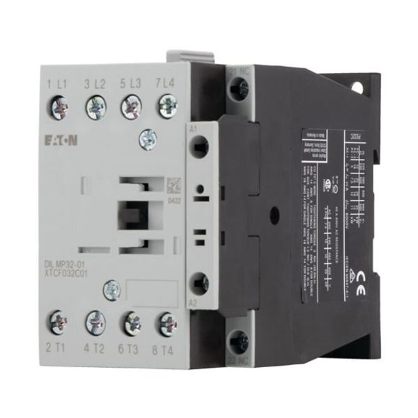 DILMP32-01(24V50/60HZ) Eaton Moeller® series DILMP 4-pole contactor image 1
