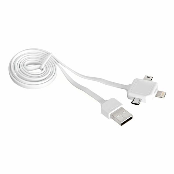 Power USB cable 3in1 USB>mini/micro/typeC 9002/uc80c image 1