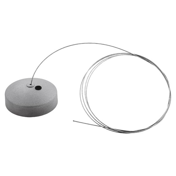 Suspension DEVO LOFT circular with supply connector white image 1