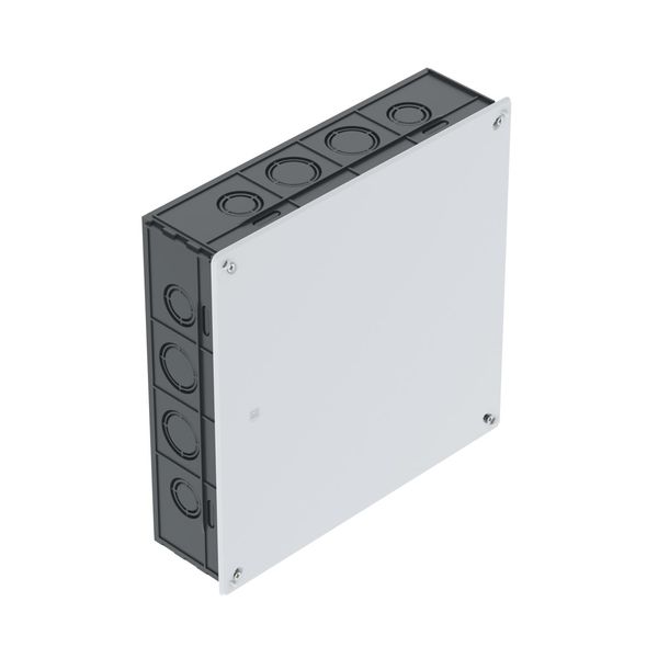 UV 250 K  Connection square box, Flush-mounted, 250x250x65, black Polystyrene image 1