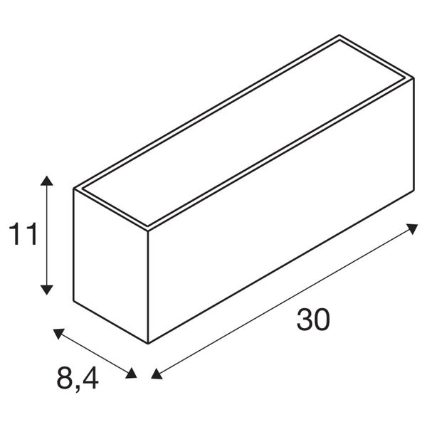 SITRA L WL 24W 2700/4150lm 105ø 80 230V 3/4K IP44 anthracit image 5