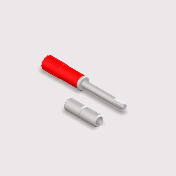 Screw and sleeves for SCB.6, color red image 1