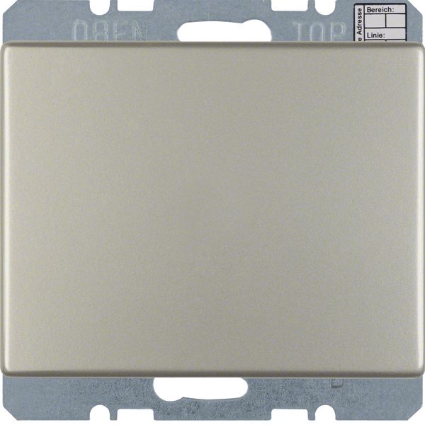 KNX object thermostat, intg bus coupl. unit, KNX-K.5, steel, metal mat image 1