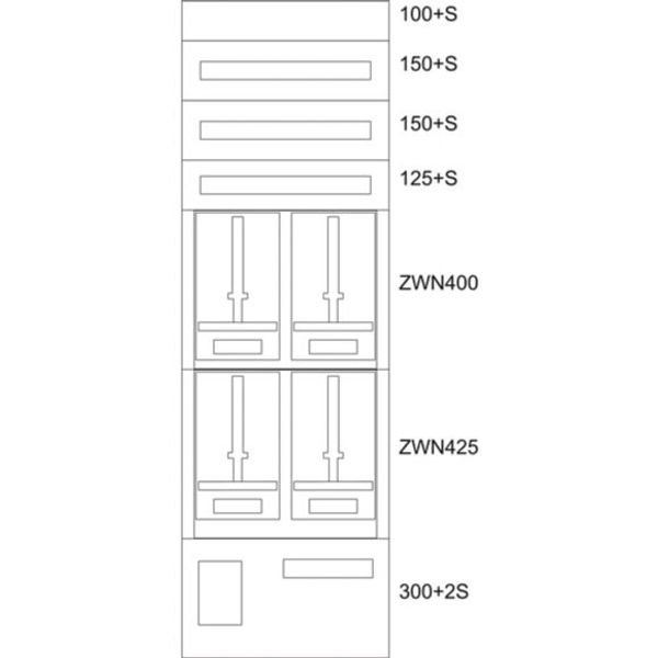 BP-U-3S-EN-600/17-4Z Eaton xEnergy Basic meter cabinet equipped image 1