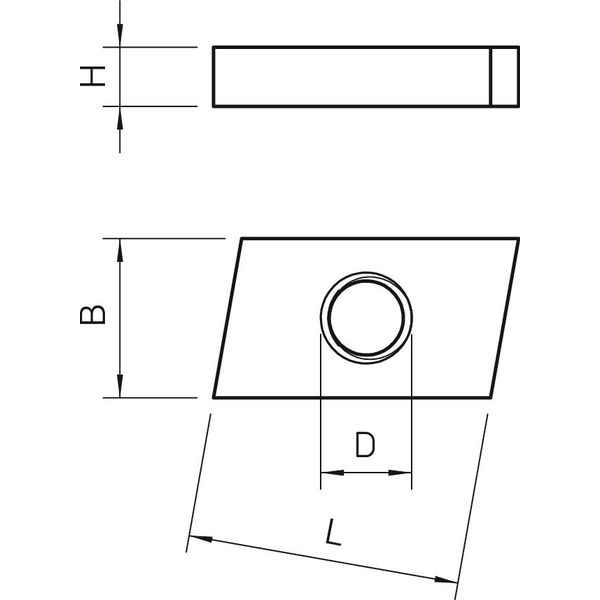 ACMSN M10 ZL Slide nut for profile rails, medium M10 image 2