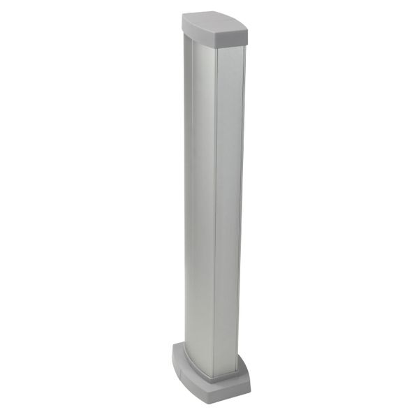 Mini column direct clipping 2 compartments 0.68m aluminium image 1