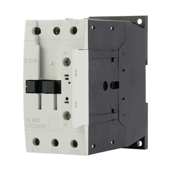 Contactor, 3 pole, 380 V 400 V 18.5 kW, RDC 24: 24 - 27 V DC, DC operation, Screw terminals image 9