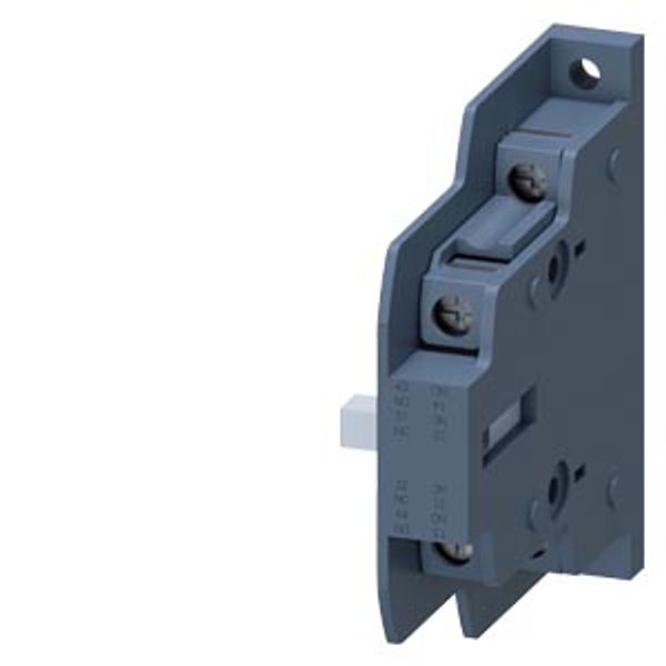 1st lateral auxiliary switch for contactors 3RT148 1NO+1NC, screw terminals image 2