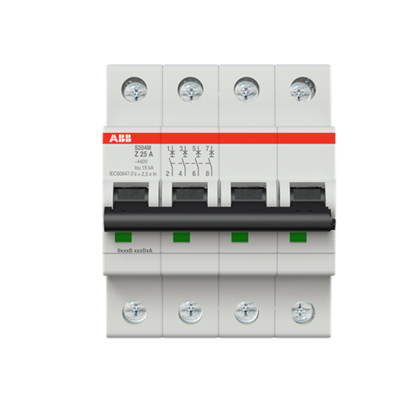 S204M-Z25 Miniature Circuit Breaker - 4P - Z - 25 A image 4