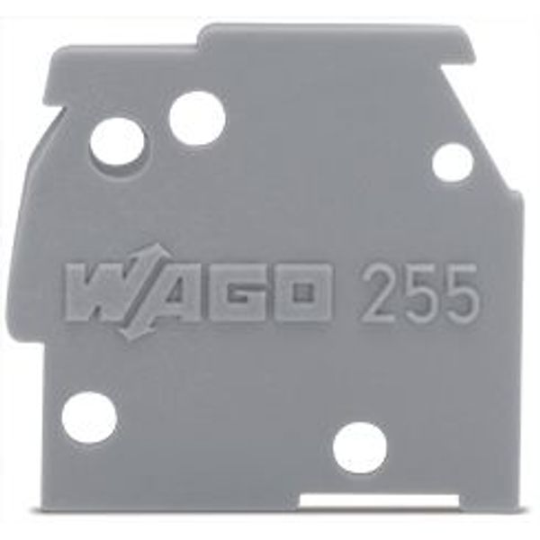 End plate snap-fit type 1 mm thick dark gray image 4