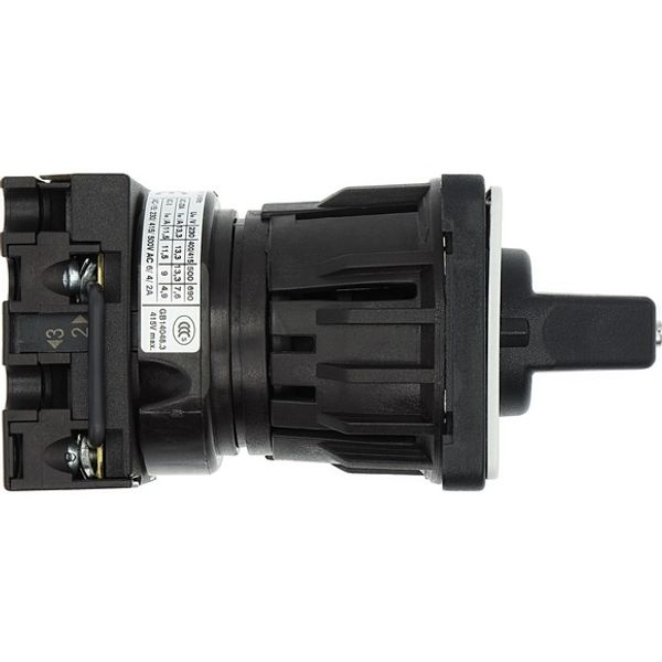 ON-OFF button, T0, 20 A, center mounting, 1 contact unit(s), Contacts: 2, 45 °, momentary, With 0 (Off) position, with spring-return, STOP>I image 3