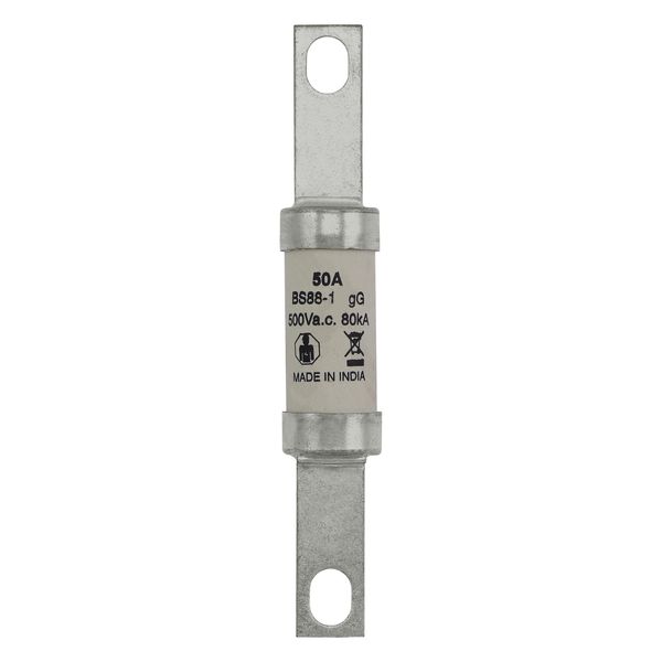 Fuse-link, LV, 50 A, AC 500 V, BS88, 21 x 129 mm, gL/gG, BS image 23