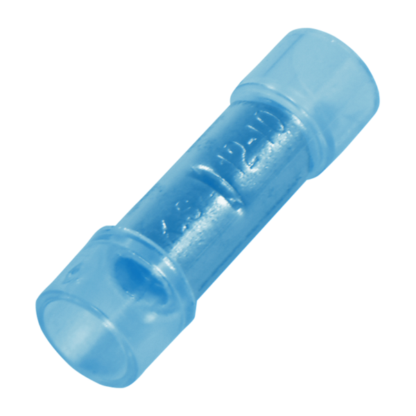 Butt connector blue insulated 1.5-2.5 PC image 1