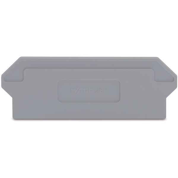 Separator plate 2 mm thick oversized gray image 1