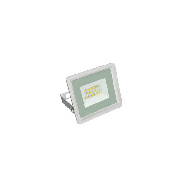 NOCTIS LUX 3 FLOODLIGHT 10W NW 230V IP65 90x75x27mm WHITE image 1