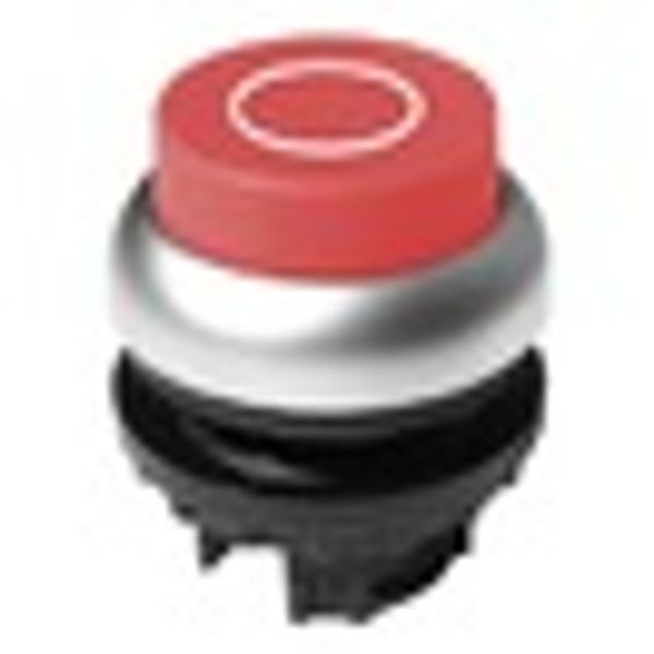 Push-button extended, `0ï, spring-return, red image 2