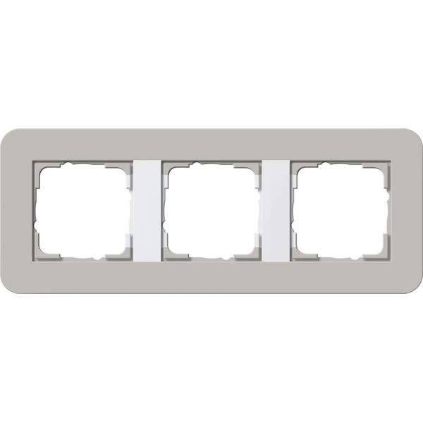 cov.fr. 3-g Gira E3 grey/p.white image 1