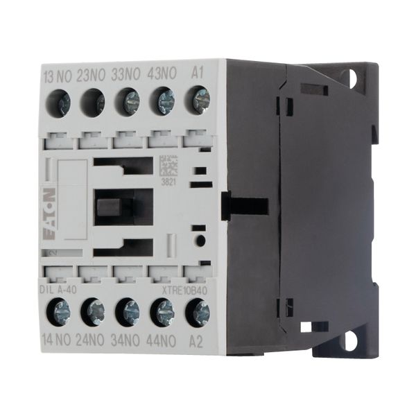 Contactor relay, 208 V 60 Hz, 4 N/O, Screw terminals, AC operation image 12