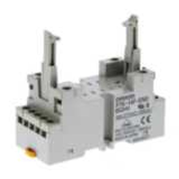 Socket, DIN rail/surface mounting, screw terminals, led indicator, for image 2
