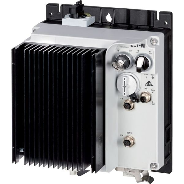 Speed controllers, 5.6 A, 2.2 kW, Sensor input 4, 400/480 V AC, AS-Interface®, S-7.4 for 31 modules, HAN Q4/2, with manual override switch, with braki image 19