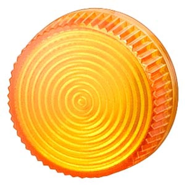 lens, yellow, with concentric rings image 1