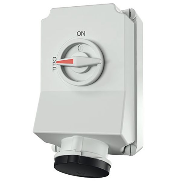 Mennekes Wall mounted recept., 63A4p7h500V, IP44 5957A image 2