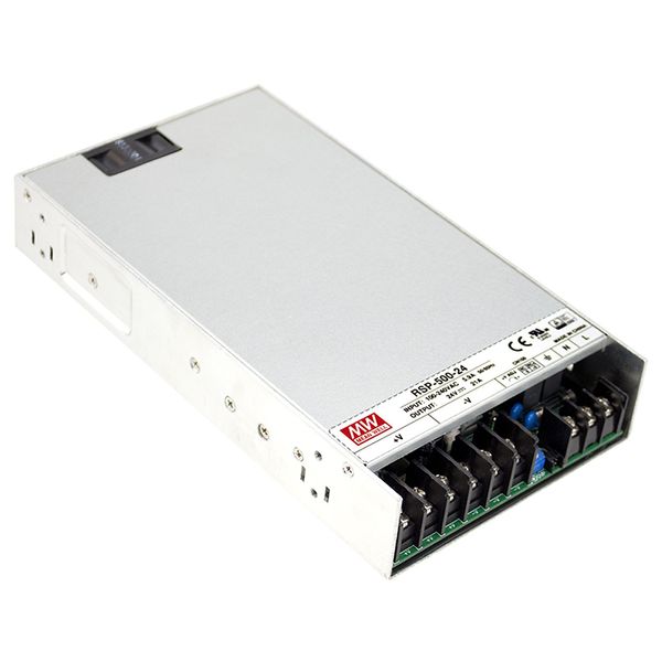 RSP-500-24 Switching power supply, closed, 504W, 24V, 21A, MEAN WELL image 1