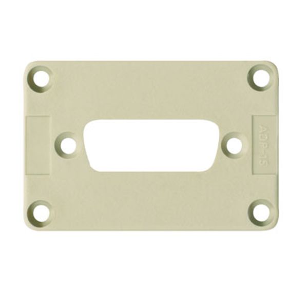 Adapter plate (industrial connector), Plastic, Colour: grey, Size: 3 image 1
