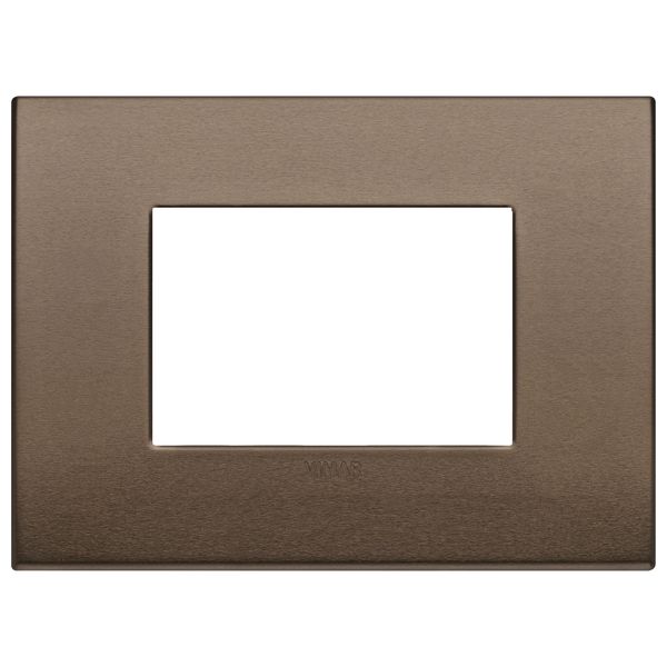 Classic plate 3M aluminium dark bronze image 1
