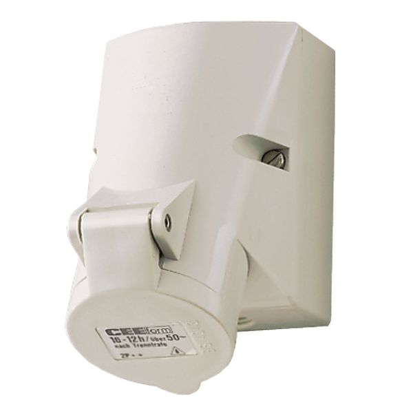 WM receptacle 16A3p12h, IT, IP44 image 1