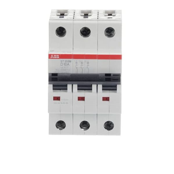 ST203M-D10 Miniature Circuit Breaker - 3P - D - 10 A image 1