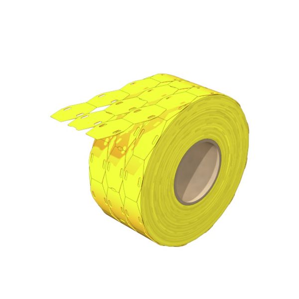 Cable coding system, 7 - , 15 mm, Polyurethane, yellow image 1