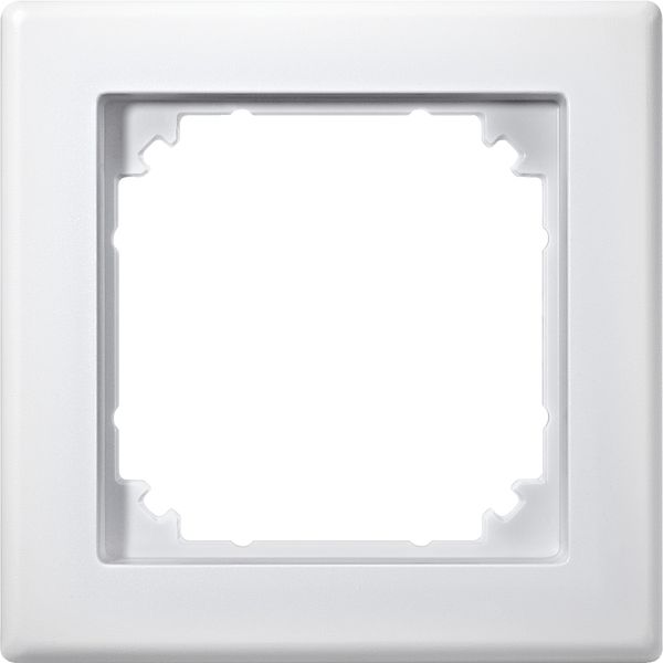 M-SMART frame, 1-gang, polar white image 4