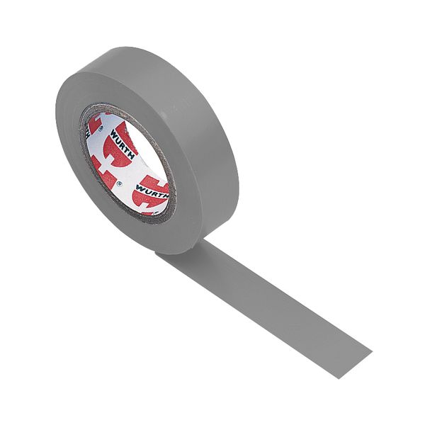 Insulating tape, standard-PVC-grey, COROPLAST 15mm/10m image 1