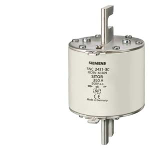 SITOR fuse link, with slotted blade contacts, NH3, In: 250 A, gR image 1