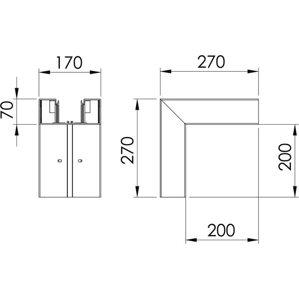 GK-A70170RW External corner  70x170mm image 2