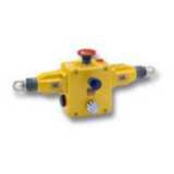 Safety rope pull E-stop switch, up to 200 m, 4NC + 2NO, M20 wiring ent image 2