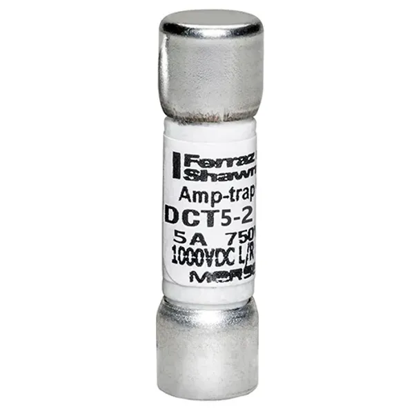 Fuse DCT - Midget - Fast-Acting 750VAC 1000VDC 5A Ferrule image 1