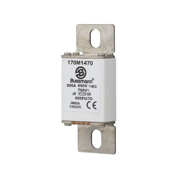 Fuse-link, high speed, 200 A, AC 690 V, size 000, 24 x 36 x 96 mm, aR, IEC image 10