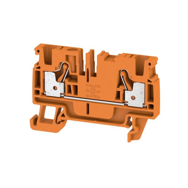 Feed-through terminal block, PUSH IN, 4 mm², 800 V, 32 A, Number of co image 1