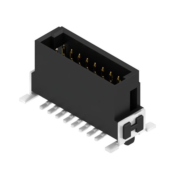 PCB plug-in connector (board connection), 1.27 mm, Number of poles: 16 image 2